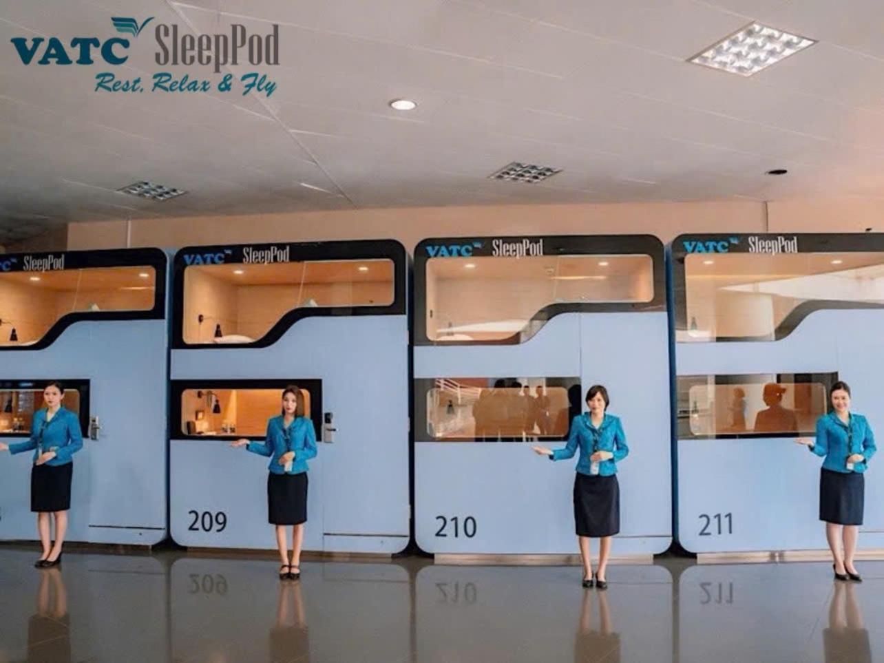 Vatc Sleep Pod Terminal 1 Hotell Noi Bai Eksteriør bilde