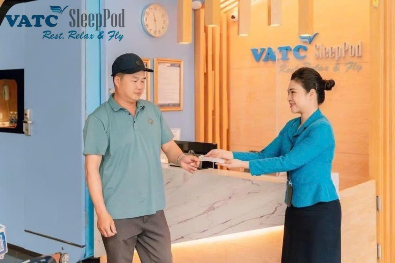 Vatc Sleep Pod Terminal 1 Hotell Noi Bai Eksteriør bilde
